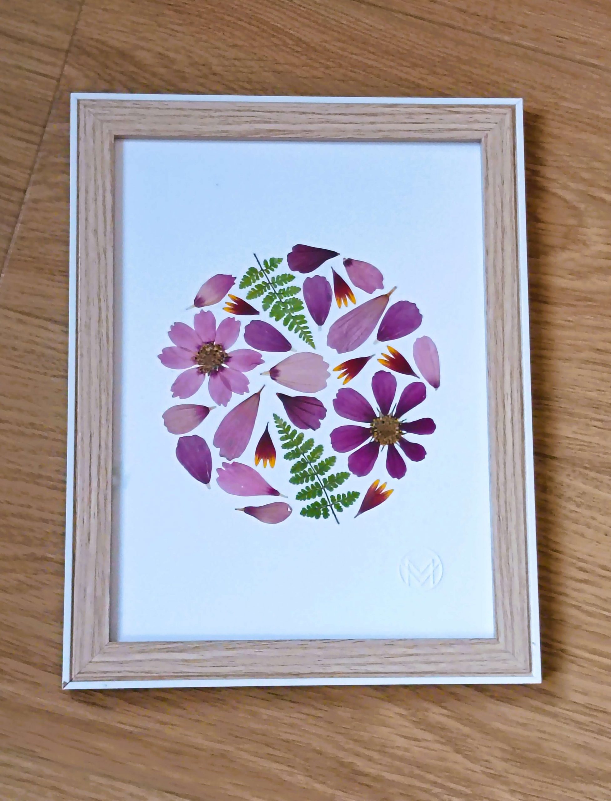 Cadre floral Mer' Veille "Jardin Cosmos" 1 Cadre floral Mer' Veille "Jardin Cosmos"